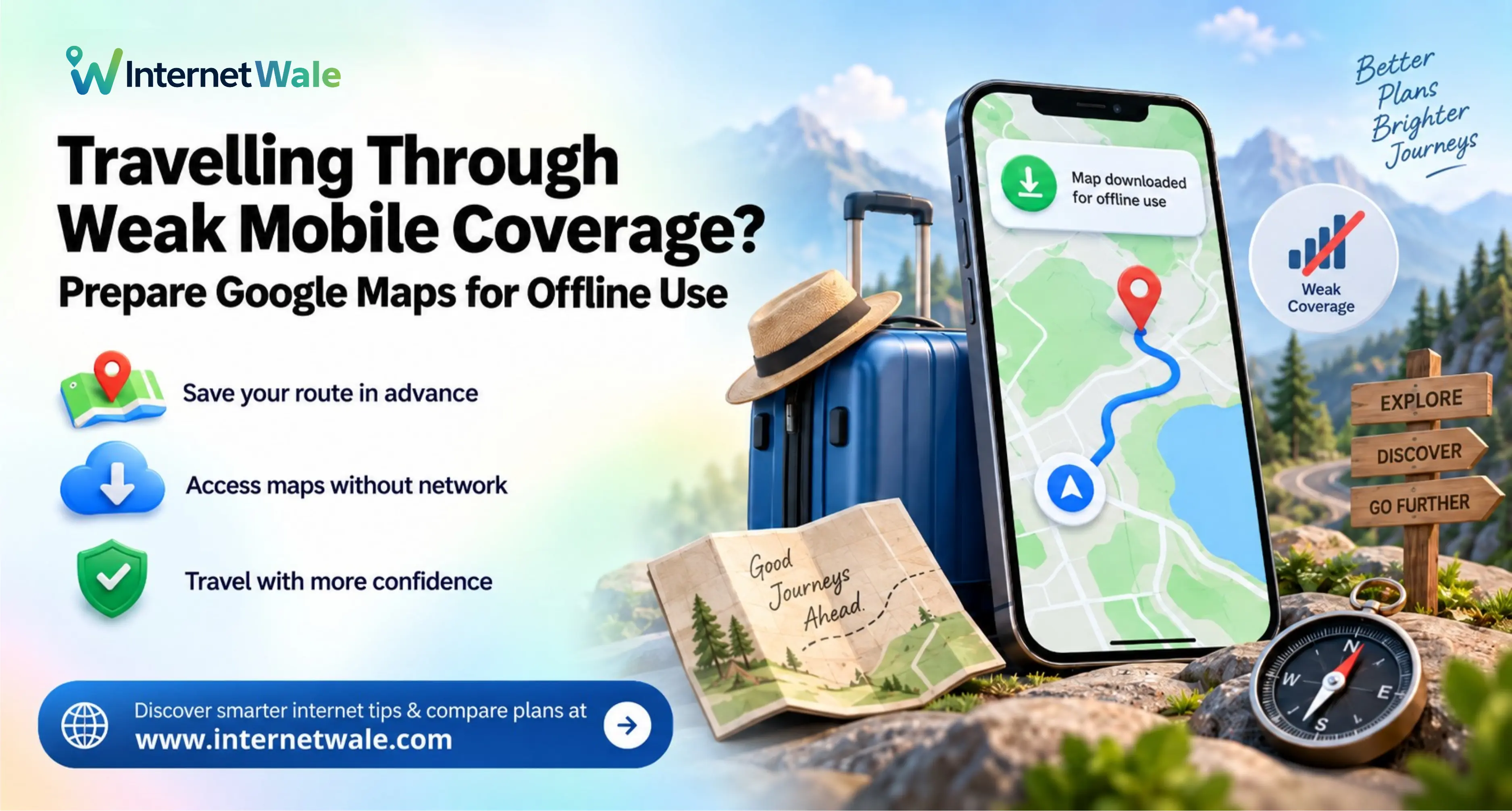 Travelling Through Weak Mobile Coverage? Prepare Google Maps for Offline Use