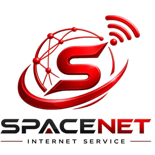 Spacenet internet service  logo